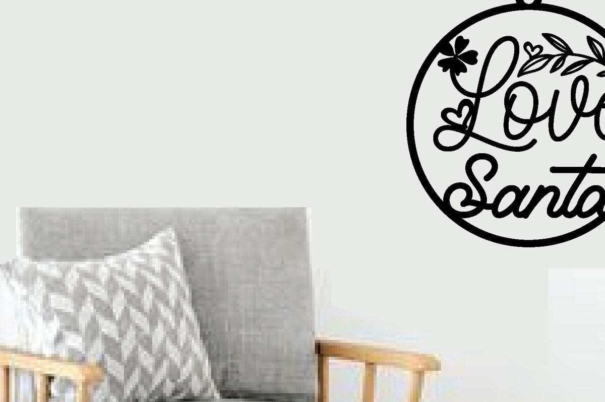 Intra απο ξύλο plywood 3mm-4mm πάχος Χριστουγεννιάτικο  Metal Wall ART Δίασταση 8x8 cm INTRAFABR-97257832 - Image 5