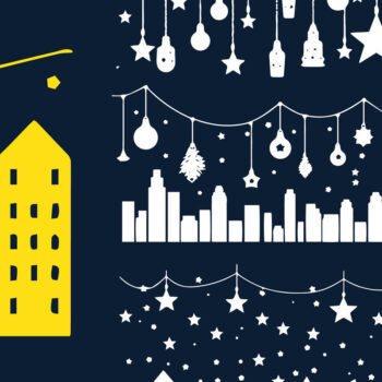 Intra απο ξύλο plywood 3mm-4mm πάχος Christmas Lighting Village Δίασταση 4x4 cm INTRAFABR-82836206 - Image 1