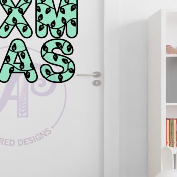 Intra απο ξύλο plywood 3mm-4mm πάχος Χριστουγεννιάτικα Φωτάκια Γράμματα Αλφάβητο 33 Δίασταση 5x5 cm INTRAFABR-79626106 - Image 3