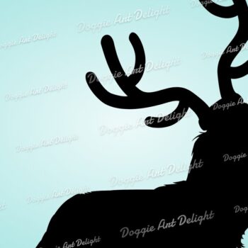 Intra απο ξύλο plywood 3mm-4mm πάχος Christmas Long Hair Dachshund Δίασταση 15x15 cm INTRAFABR-82918988 - Image 1