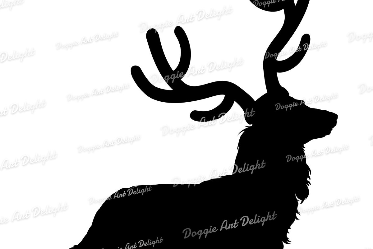 Intra απο ξύλο plywood 3mm-4mm πάχος Christmas Long Hair Dachshund Δίασταση 15x15 cm INTRAFABR-82918988 - Image 2
