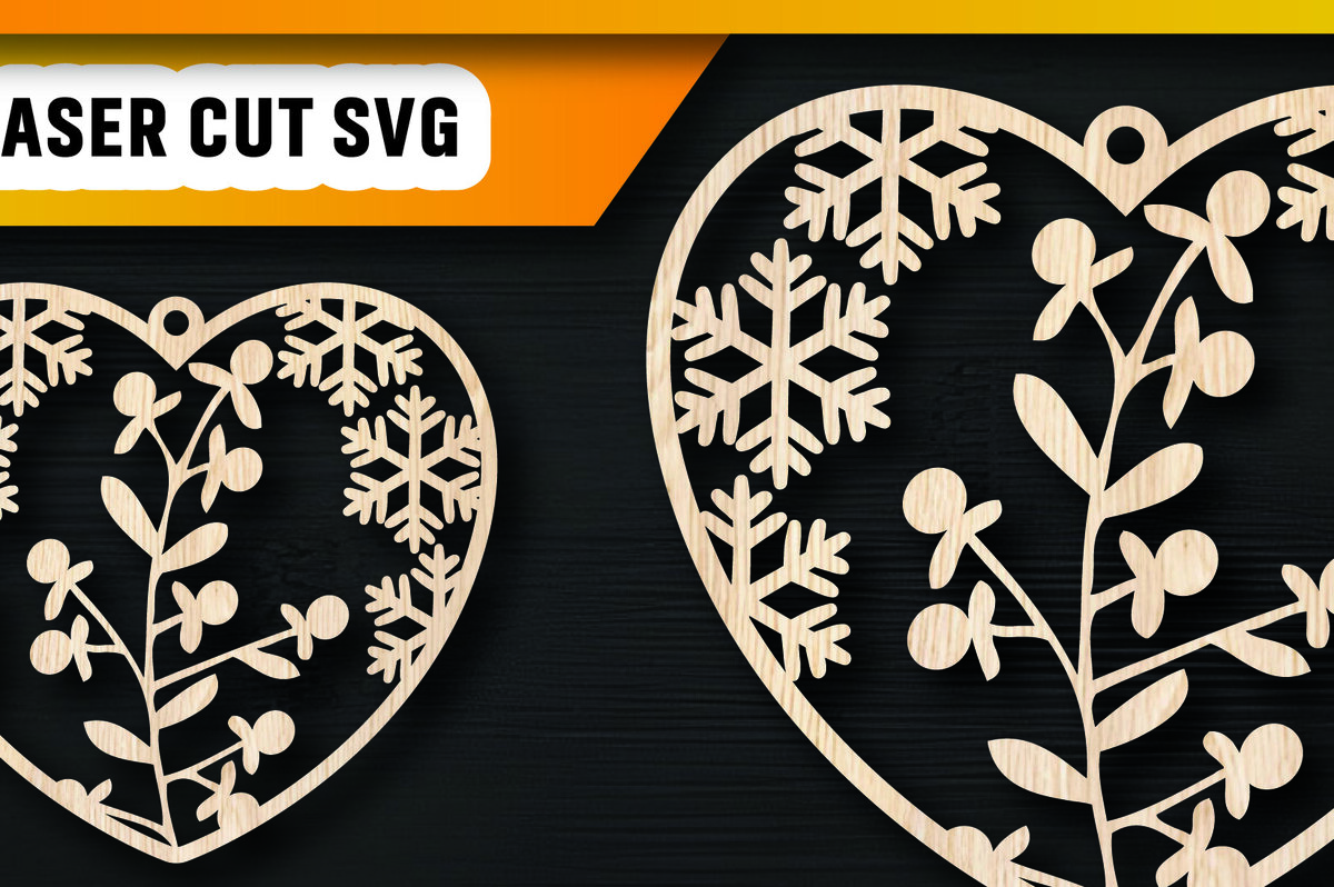 Intra απο ξύλο plywood 3mm-4mm πάχος Χριστουγεννιάτικα στολίδια αγάπης με λέιζερ Δίασταση 8x8 cm INTRAFABR-105937994