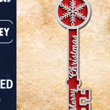 Intra απο ξύλο plywood 3mm-4mm πάχος Christmas Magic Key 3d Multilayered Δίασταση 1200x1200 cm INTRAFABR-71107078 - Image 1