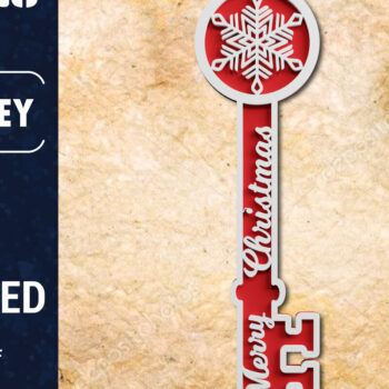 Intra απο ξύλο plywood 3mm-4mm πάχος Christmas Magic Key 3d Multilayered Δίασταση 1200x1200 cm INTRAFABR-71107098 - Image 1