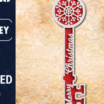 Intra απο ξύλο plywood 3mm-4mm πάχος Christmas Magic Key 3d Multilayered Δίασταση 1200x1200 cm INTRAFABR-71107063 - Image 1