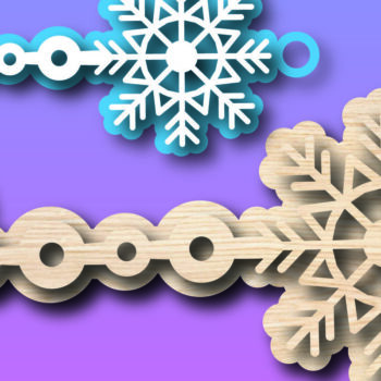 Intra απο ξύλο plywood 3mm-4mm πάχος Christmas Magic Key Lase Cut Δίασταση 15x15 cm INTRAFABR-106809496 - Image 13