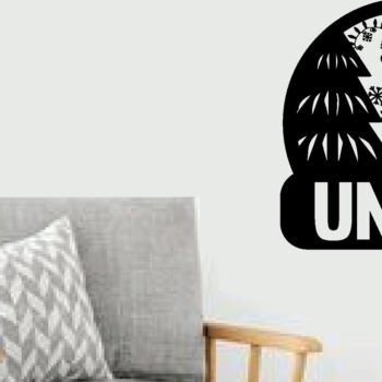 Intra απο ξύλο plywood 3mm-4mm πάχος Χριστουγεννιάτικη Μεταλλική Διακόσμηση Τοίχων Τέχνης Δίασταση 40x40 cm INTRAFABR-80875604 - Image 3
