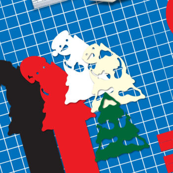 Intra απο ξύλο plywood 3mm-4mm πάχος Χριστουγεννιάτικο κέικ χρημάτων Δίασταση 15x15 cm INTRAFABR-111457591 - Image 2