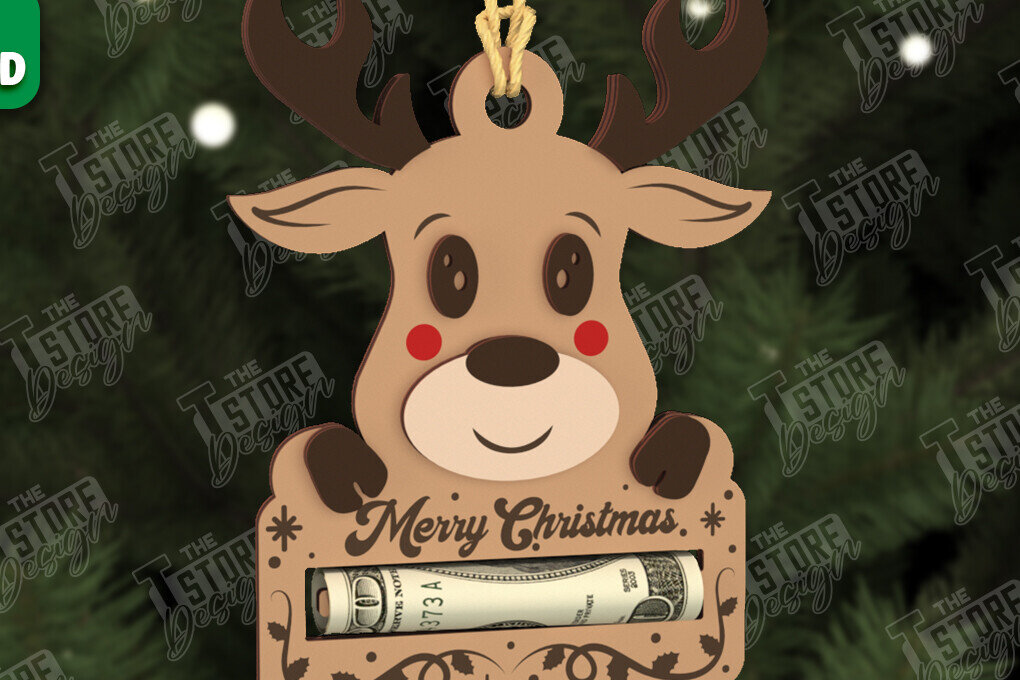 Intra απο ξύλο plywood 3mm-4mm πάχος Κάτοχος Χριστουγέννων | Δώρο διακοπών Δίασταση 15x15 cm INTRAFABR-107105081