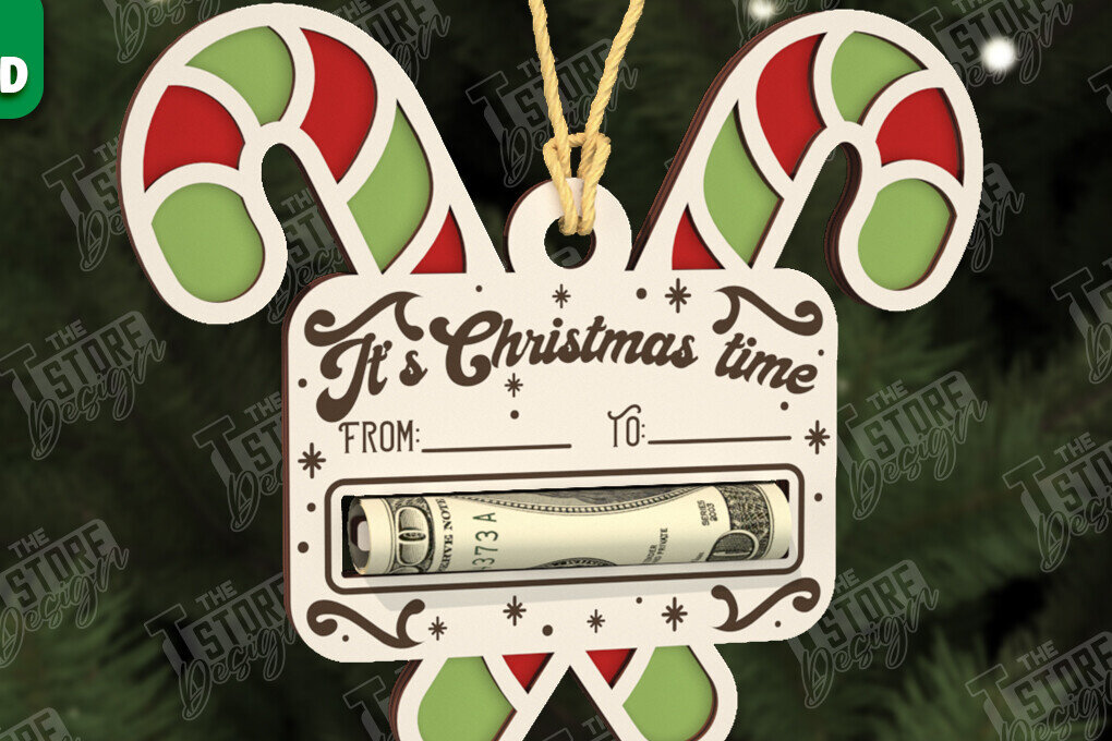 Intra απο ξύλο plywood 3mm-4mm πάχος Κάτοχος Χριστουγέννων | Δώρο διακοπών Δίασταση 15x15 cm INTRAFABR-107105124