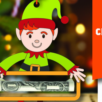 Intra απο ξύλο plywood 3mm-4mm πάχος Χριστουγεννιάτικο Money Holder Δίασταση 15x15 cm INTRAFABR-108866557 - Image 1