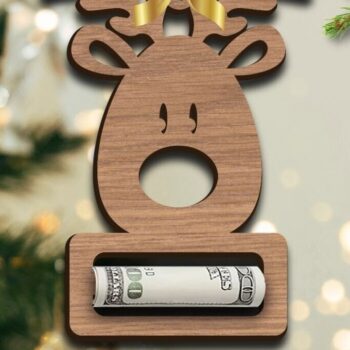 Intra απο ξύλο plywood 3mm-4mm πάχος Holder Χριστουγέννων Δίασταση 15x15 cm INTRAFABR-83641746 - Image 3