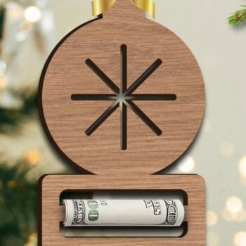 Intra απο ξύλο plywood 3mm-4mm πάχος Holder Χριστουγέννων Δίασταση 15x15 cm INTRAFABR-83641746 - Image 8