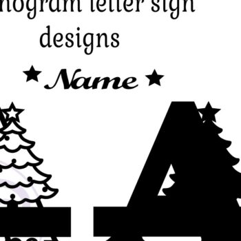 Intra απο ξύλο plywood 3mm-4mm πάχος Χριστουγεννιάτικο μονόγραμμα δέσμης επιστολών Δίασταση 30x20 cm INTRAFABR-79717068 - Image 4