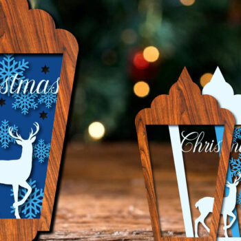 Intra απο ξύλο plywood 3mm-4mm πάχος Χριστουγεννιάτικο Πολυστρωματικό  Δίασταση 15x15 cm INTRAFABR-21949976 - Image 1