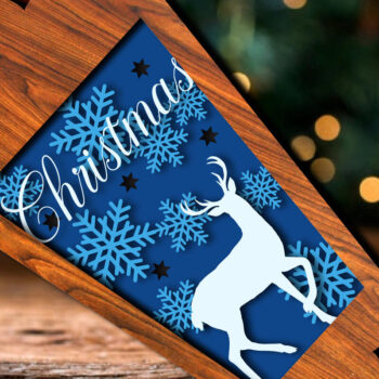 Intra απο ξύλο plywood 3mm-4mm πάχος Χριστουγεννιάτικο Πολυστρωματικό  Δίασταση 15x15 cm INTRAFABR-21949976 - Image 2