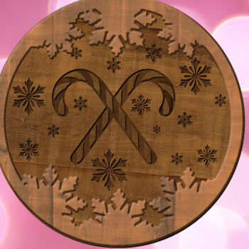 Intra απο ξύλο plywood 3mm-4mm πάχος Χριστουγεννιάτικο πολυστρωματικό στολίδι, κομμένα Δίασταση 4x4 cm INTRAFABR-84617885 - Image 1