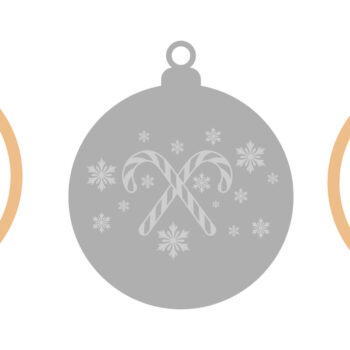 Intra απο ξύλο plywood 3mm-4mm πάχος Χριστουγεννιάτικο πολυστρωματικό στολίδι, κομμένα Δίασταση 4x4 cm INTRAFABR-84617885 - Image 3