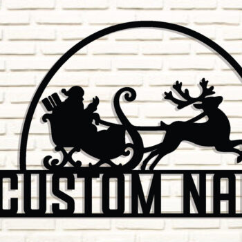 Intra απο ξύλο plywood 3mm-4mm πάχος Χριστουγεννιάτικο Όνομα Sing Metal Wall Art Δίασταση 40x40 cm INTRAFABR-84385824 - Image 1