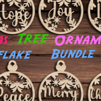 Intra απο ξύλο plywood 3mm-4mm πάχος Mega Χριστουγεννιάτικων Χαιρετισμών Χριστουγέννων Δίασταση 40x40 cm INTRAFABR-49221848 - Image 2