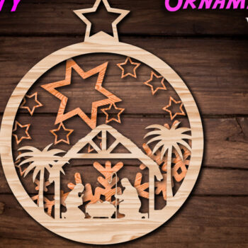 Intra απο ξύλο plywood 3mm-4mm πάχος Mega Χριστουγεννιάτικων Χαιρετισμών Χριστουγέννων Δίασταση 40x40 cm INTRAFABR-49221848 - Image 7