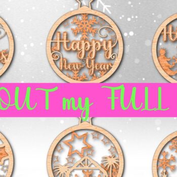 Intra απο ξύλο plywood 3mm-4mm πάχος Χριστουγεννιάτικο στολίδι της Γέννησης Δίασταση 8x8 cm INTRAFABR-46264526 - Image 2