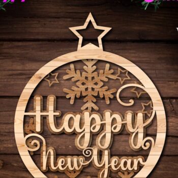 Intra απο ξύλο plywood 3mm-4mm πάχος Χριστουγεννιάτικο στολίδι της Γέννησης Δίασταση 8x8 cm INTRAFABR-45945747 - Image 1