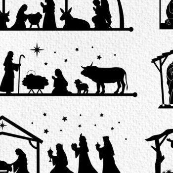 Intra απο ξύλο plywood 3mm-4mm πάχος Scene Χριστουγέννων Δίασταση 15x15 cm INTRAFABR-48148422 - Image 2