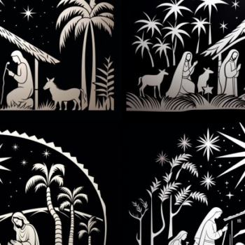 Intra απο ξύλο plywood 3mm-4mm πάχος Scene Χριστουγέννων Δίασταση 15x15 cm INTRAFABR-81389802 - Image 4