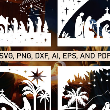 Intra απο ξύλο plywood 3mm-4mm πάχος Scene Χριστουγέννων Δίασταση 15x15 cm INTRAFABR-81389932 - Image 2