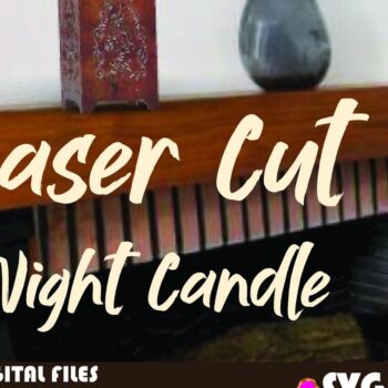 Intra απο ξύλο plywood 3mm-4mm πάχος Χριστουγεννιάτικο Νυχτερινό Κερί Κουτί Δίασταση 15x15 cm INTRAFABR-35365179 - Image 3