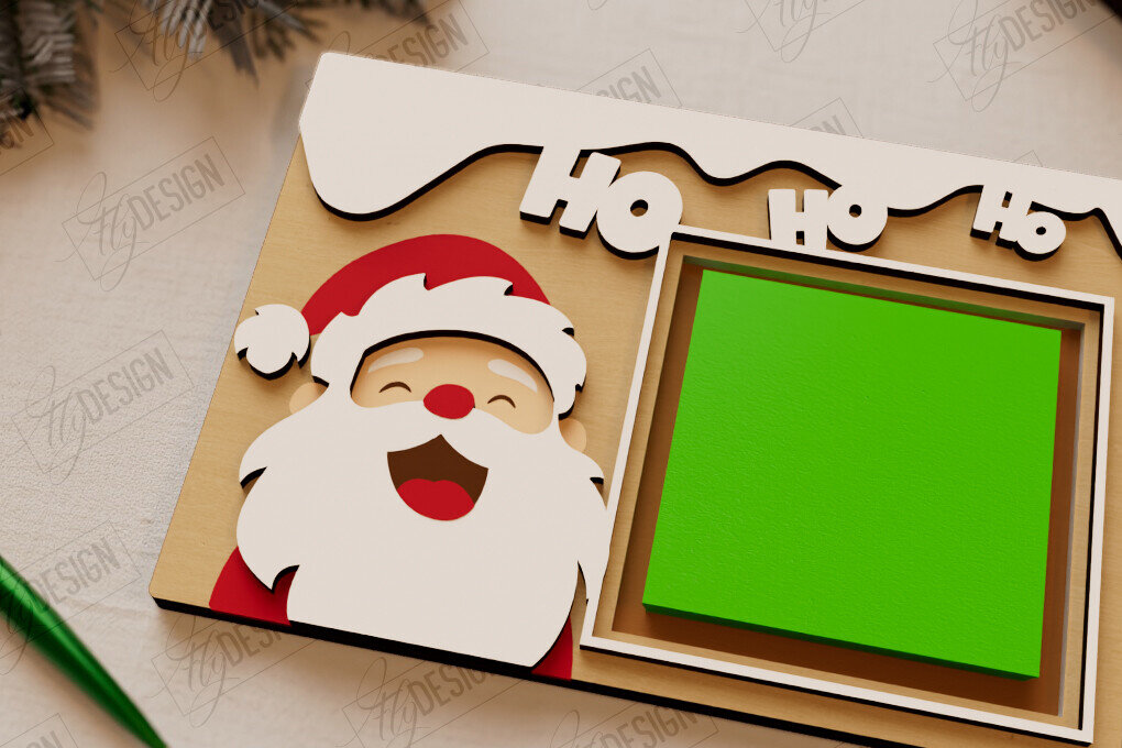 Intra απο ξύλο plywood 3mm-4mm πάχος Θήκη για σημειωματάρια Χριστουγέννων |Διακόσμηση διακοπών Δίασταση 15x15 cm INTRAFABR-109844385