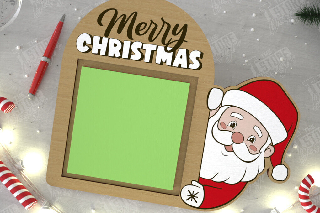 Intra απο ξύλο plywood 3mm-4mm πάχος Θήκη χριστουγεννιάτικου σημειωματάριου | Κάτοχος σημειώσεων Δίασταση 15x15 cm INTRAFABR-109288449