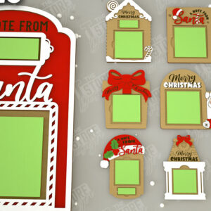 Intra απο ξύλο plywood 3mm-4mm πάχος για χριστουγεννιάτικα σημειωματάρια | CNC Δίασταση 15x15 cm INTRAFABR-109288556