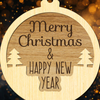 Intra απο ξύλο plywood 3mm-4mm πάχος Χριστουγεννιάτικο στολίδι Δίασταση 6x6 cm INTRAFABR-108720843 - Image 1