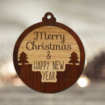 Intra απο ξύλο plywood 3mm-4mm πάχος Χριστουγεννιάτικο στολίδι Δίασταση 6x6 cm INTRAFABR-108720843 - Image 2