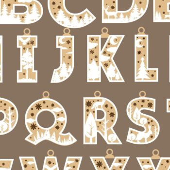 Intra απο ξύλο plywood 3mm-4mm πάχος ΧΡΙΣΤΟΥΓΕΝΝΙΑΤΙΚΟ ΣΤΟΛΙΔΙ Αλφάβητο Μπιχλιμπίδι Δίασταση 4x4 cm INTRAFABR-41019869 - Image 7