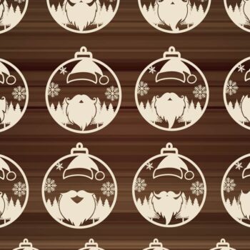 Intra απο ξύλο plywood 3mm-4mm πάχος Χριστουγεννιάτικο στολίδι , Χριστούγεννα Δίασταση 20x30 cm INTRAFABR-108605361 - Image 3