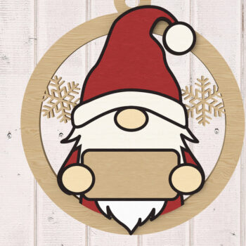 Intra απο ξύλο plywood 3mm-4mm πάχος Χριστουγεννιάτικο στολίδι κοπής με λέιζερ Δίασταση 8x8 cm INTRAFABR-109386634 - Image 6