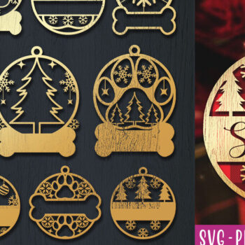 Intra απο ξύλο plywood 3mm-4mm πάχος Χριστουγεννιάτικο στολίδι τρισδιάστατο Δίασταση 8x8 cm INTRAFABR-83328680 - Image 2