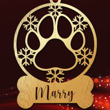 Intra απο ξύλο plywood 3mm-4mm πάχος Χριστουγεννιάτικο Στολίδι 3d Δίασταση 8x8 cm INTRAFABR-83328812 - Image 2