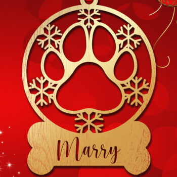 Intra απο ξύλο plywood 3mm-4mm πάχος Χριστουγεννιάτικο Στολίδι 3d Δίασταση 8x8 cm INTRAFABR-83328812 - Image 3