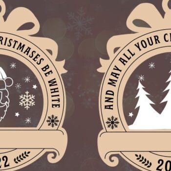 Intra απο ξύλο plywood 3mm-4mm πάχος Χριστουγεννιάτικο στολίδι Δέσμη κοπής με λέιζερ Δίασταση 8x8 cm INTRAFABR-34745717 - Image 3