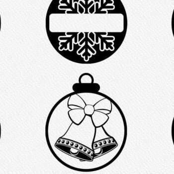 Intra απο ξύλο plywood 3mm-4mm πάχος Χριστουγεννιάτικο στολίδι Δέσμη κοπής με λέιζερ Δίασταση 8x8 cm INTRAFABR-36109682 - Image 2