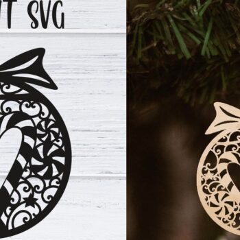 Intra απο ξύλο plywood 3mm-4mm πάχος Χριστουγεννιάτικο στολίδι Δέσμη κοπής με λέιζερ Δίασταση 8x8 cm INTRAFABR-37985139 - Image 4