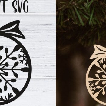 Intra απο ξύλο plywood 3mm-4mm πάχος Χριστουγεννιάτικο στολίδι Δέσμη κοπής με λέιζερ Δίασταση 8x8 cm INTRAFABR-37985139 - Image 6