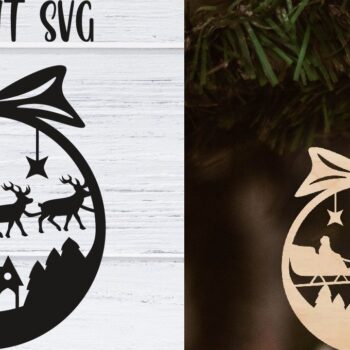 Intra απο ξύλο plywood 3mm-4mm πάχος Χριστουγεννιάτικο στολίδι Δέσμη κοπής με λέιζερ Δίασταση 8x8 cm INTRAFABR-37985139 - Image 7