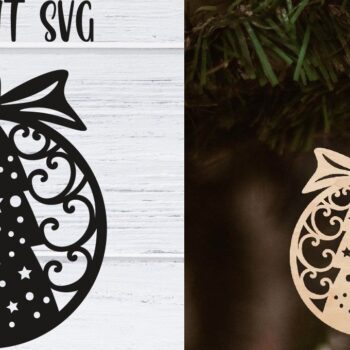 Intra απο ξύλο plywood 3mm-4mm πάχος Χριστουγεννιάτικο Στολίδι | Δίασταση 8x8 cm INTRAFABR-37985291 - Image 1