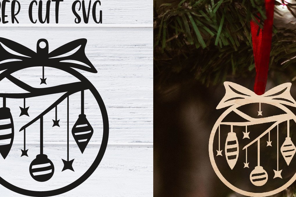 Intra απο ξύλο plywood 3mm-4mm πάχος Χριστουγεννιάτικο Στολίδι | Δίασταση 8x8 cm INTRAFABR-37985386