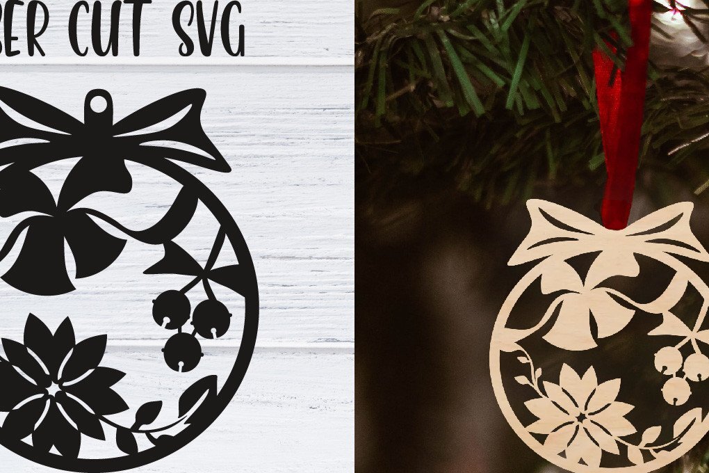 Intra απο ξύλο plywood 3mm-4mm πάχος Χριστουγεννιάτικο Στολίδι | Δίασταση 8x8 cm INTRAFABR-37985526